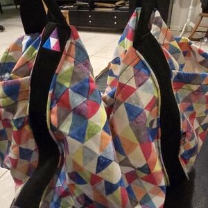 Vibrant Geometric Women's Backpack